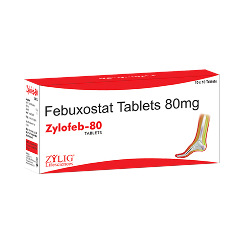 80 Mg Febuxostat Tablet - Grade: Medicine Grade