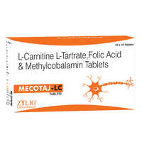 l carnitine l tartrate mecobalamin folic acid L-carnitine L-tartrate, Folic Acid And Methylocobalamin Tablet - Ingredients: 100% Menthol at 2203.13 INR at Best Price in Ambala Cantt