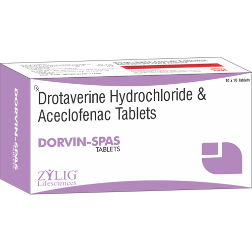 Drotaverine Hydrochloride And Aceclofenac Tablet - Age Group: Adult