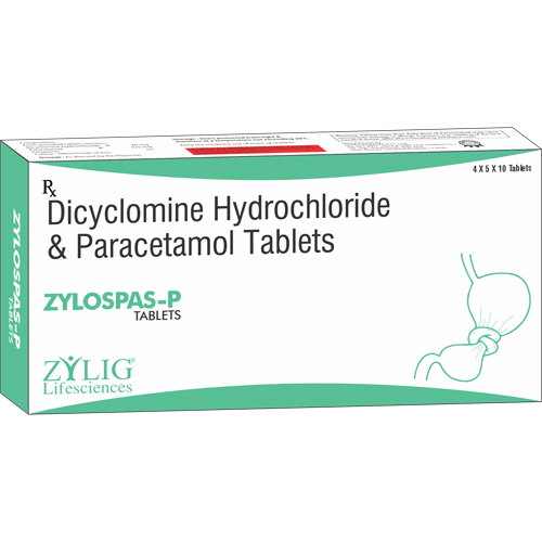 Dicyclomine Hydrochloride And Paracetamol Tablet - Age Group: Adult