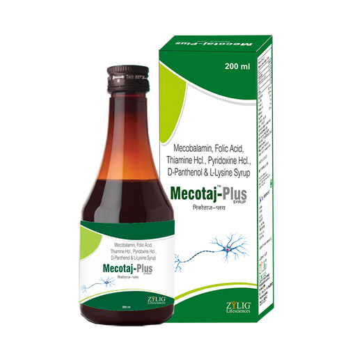 Mecobalamin Folic Acid Thiamine Pyridoxine Hcl D-Panthenol And L-Lysine Syrup - Drug Type: Generic Drugs