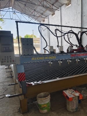CNC multi torch oxy fuel and plasma cutting