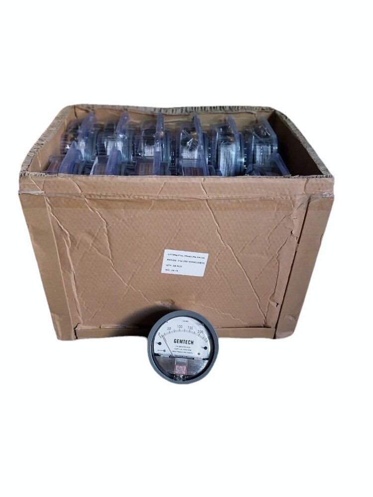 Model G2000-20CM GEMTECH Differential Pressure Gauge Range 0-20 CM W.C