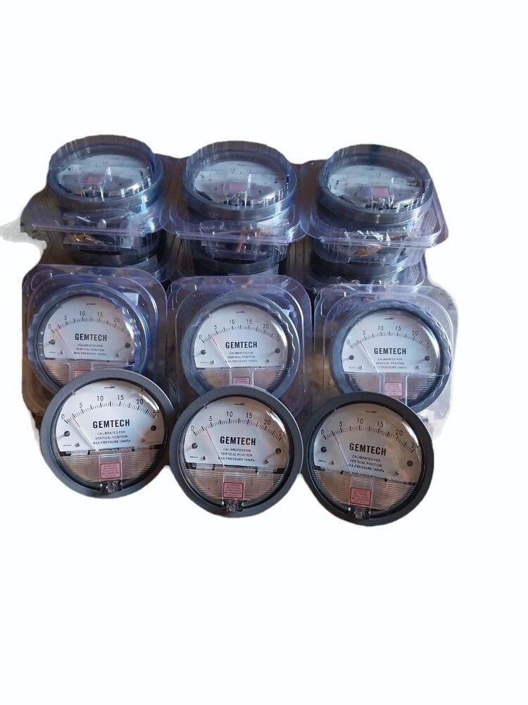 Model G2000-20CM GEMTECH Differential Pressure Gauge Range 0-20 CM W.C