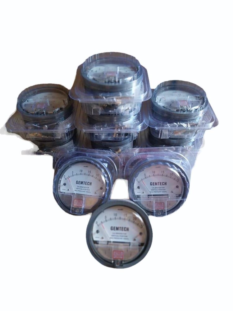 Model G2000-20CM GEMTECH Differential Pressure Gauge Range 0-20 CM W.C