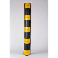 L Shape Rubber Column Guard - Color: Yellow