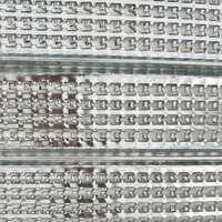 High Rib Lath Mesh - Color: Silver