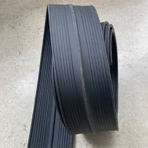 PVC Water Stopper - 6''x25MTS (5mm, 8-10mm), 9''x25MTS (5-6mm) | Soft Black PVC, Plain Surface, Ideal for Water Retaining & Excluding Structures