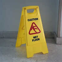 Wet Floor Caution Sign Board - Color: Original