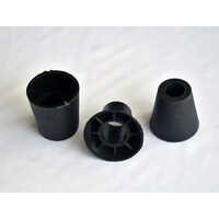 Pvc Plastic Cone - Color: Black