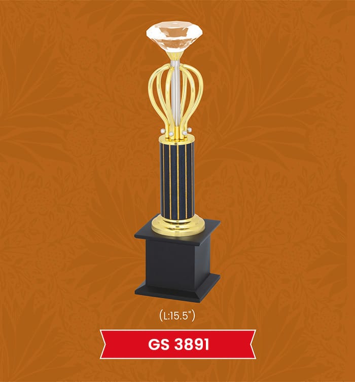 Premium Crystal Trophy