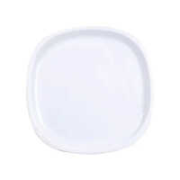 Frp Catering Plates Square Shape - Color: White