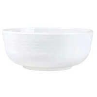 Melamine Soup Bowl Soup Liner Soup Spoon - Color: White