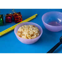 Transparent Plastic Dessert Bowl - Shape: Round