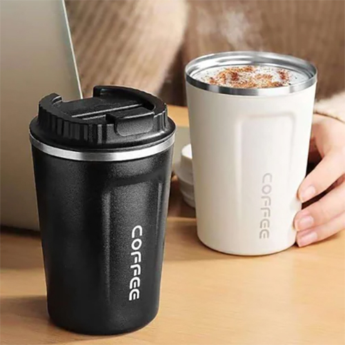 380ml Stainless Steel Vacuum Coffee Mug With Temperature Display