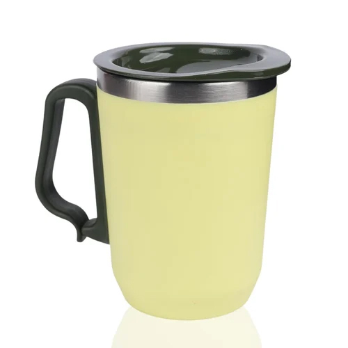 350ml Stainless Steel Coffee Mug With Carabiner Handle