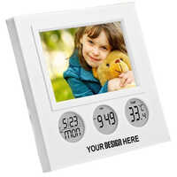 Bubble Clock With Photo Frame