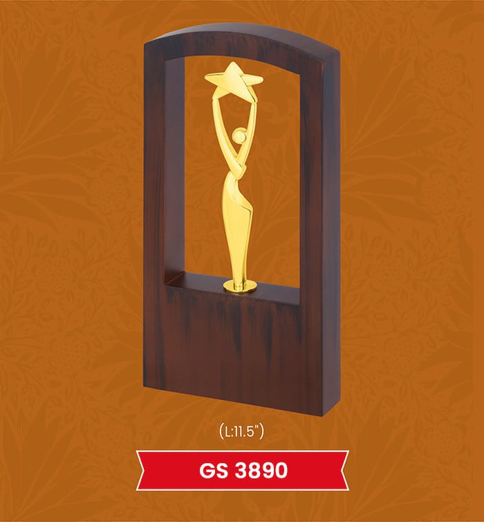 Corporate Wooden Trophy