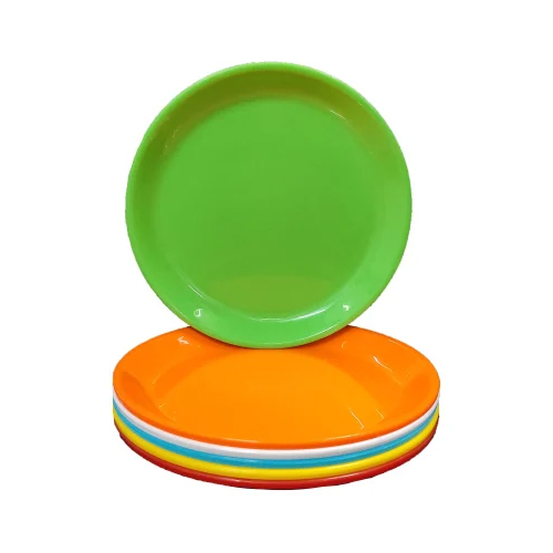Plastic Round Snack Plate