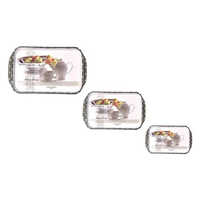 Mehul Melamine Tea Pot Design Square Serving Tray