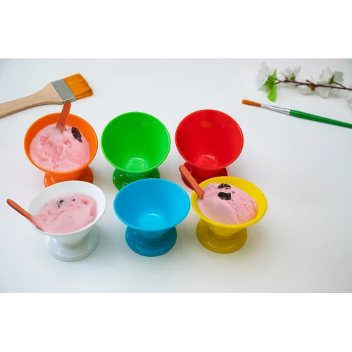 Plastic Ice Cream And Dessert Bowl