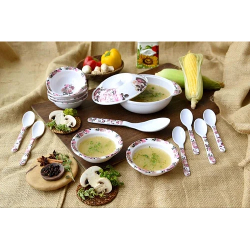 Melamine Serving Pudding Set 15 Pcs