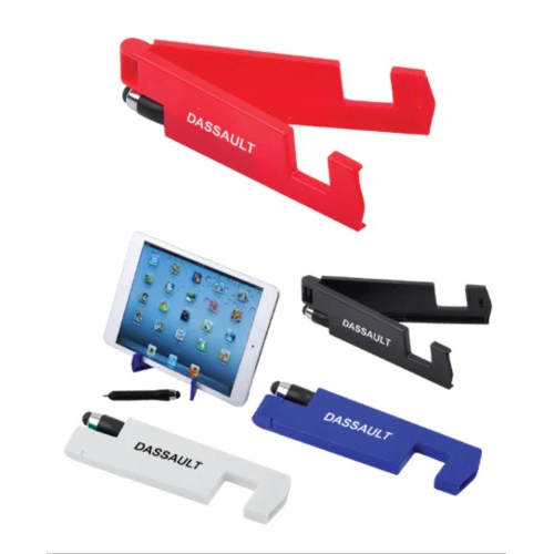 Mobile And Tablet Stand With Stylus And Pen