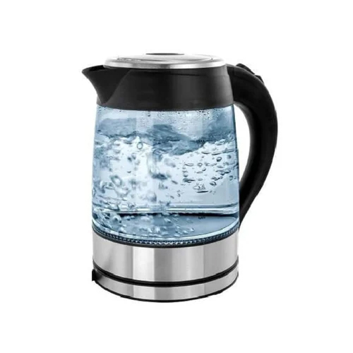 Sleek Glass Kettle with LED illumination