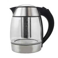 1.8L Electric Glass Kettle with Tea Infuser