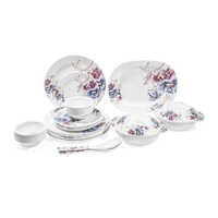 Melamine Dinner Set 31pcs - Color: White
