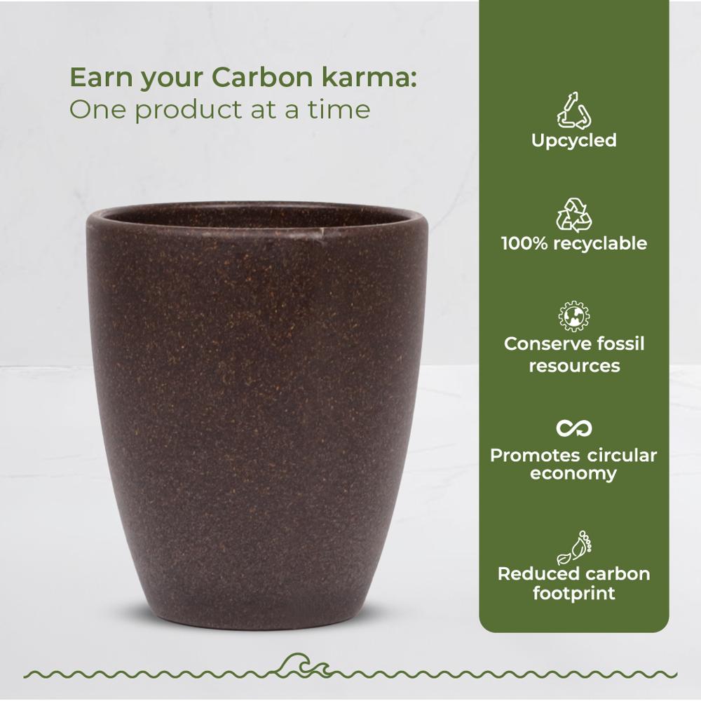 300ml Cocoa Bean Customizable Coffee Mug Unbreakable Coffee Mug Rice Husk Coffee Mug - Color: 8 Colours