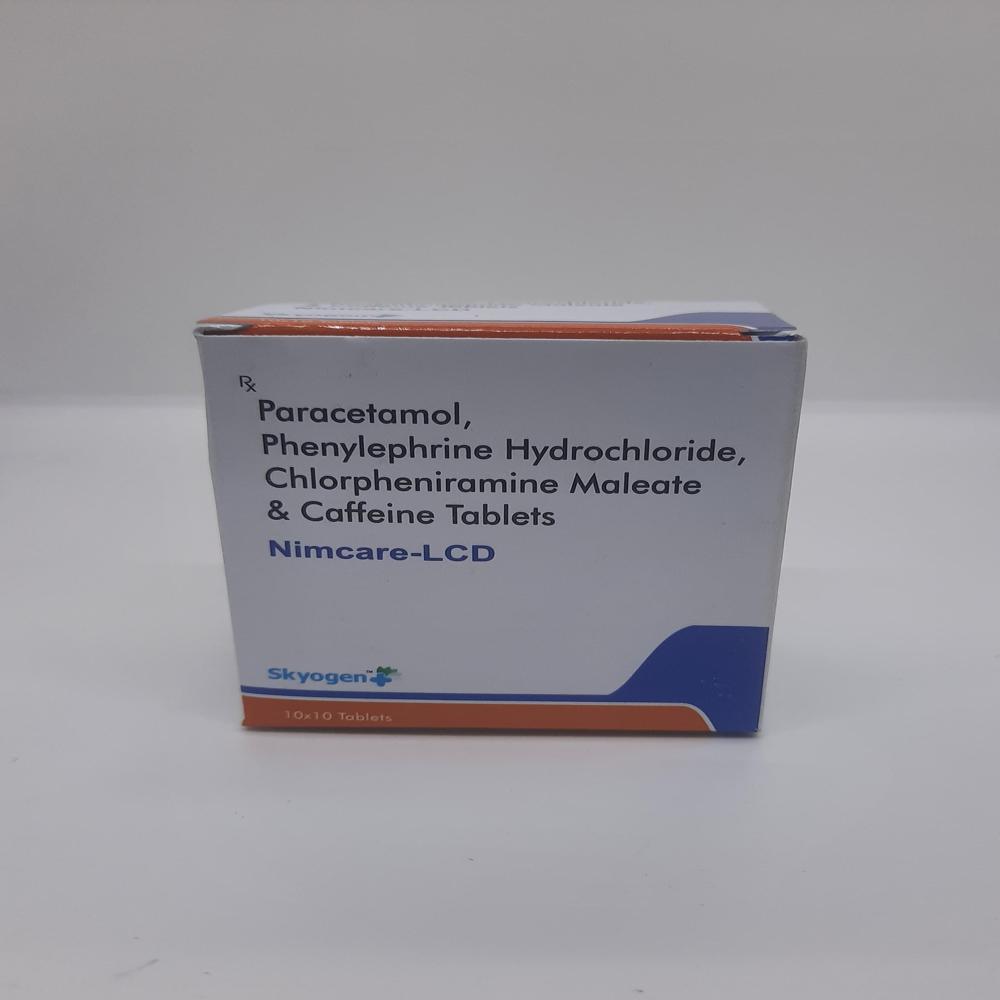 PARACETAMOL, PHENYLEPHRINE HYDROCHLORIDE, CHLORPHENIRAMINE MALEATE, CAFFEINE TABLET  