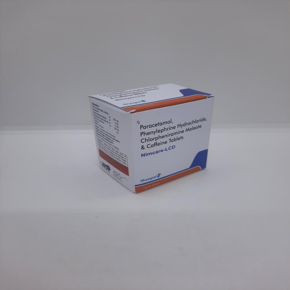 PARACETAMOL, PHENYLEPHRINE HYDROCHLORIDE, CHLORPHENIRAMINE MALEATE, CAFFEINE TABLET  