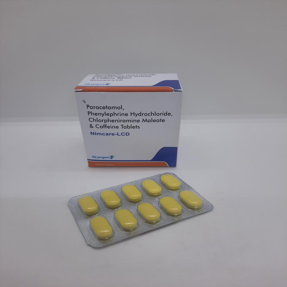 PARACETAMOL, PHENYLEPHRINE HYDROCHLORIDE, CHLORPHENIRAMINE MALEATE, CAFFEINE TABLET  