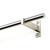Stainless Steel Ss Curtain Pipe Rods - Color: Silver