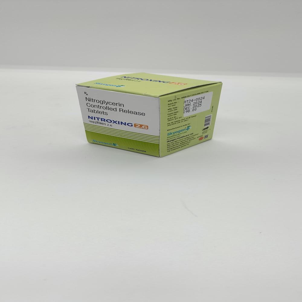 NITROGLYCERIN CONTROLLED RELEASE TABLET