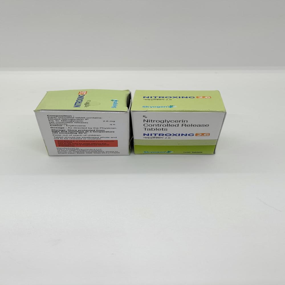 NITROGLYCERIN CONTROLLED RELEASE TABLET