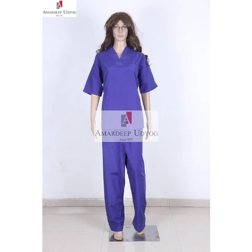 Blue Female Patient Dress