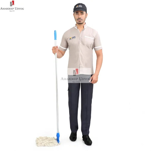 Men Grey Housekeeping Uniform