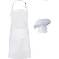 White Chef Apron - Material: Cotton