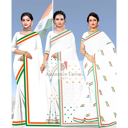 Independence Day Tiranga Saree