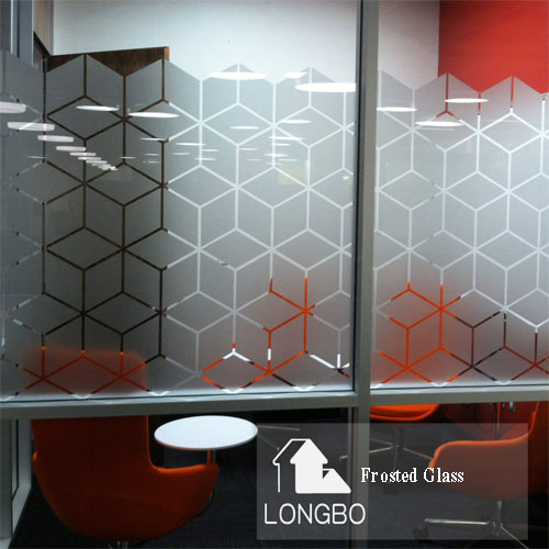 3mm-12mm Frosted Sandblasted Glass for Windows 