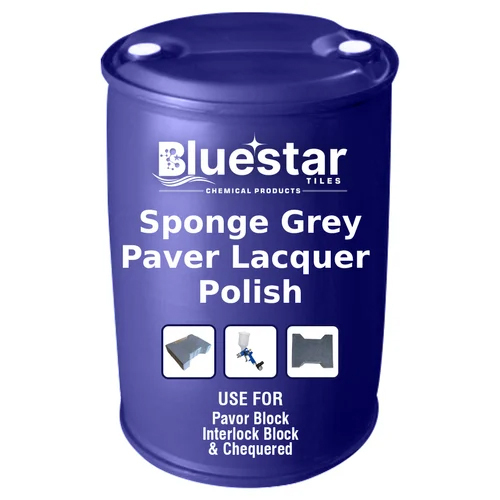 High Gloss Sponge Grey Paver Lacquer Polish