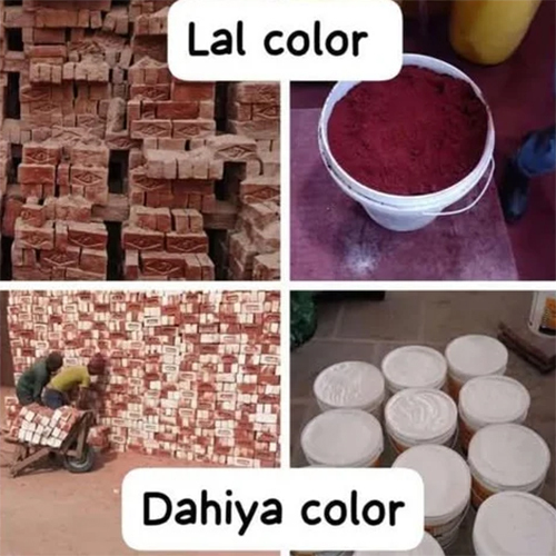 Clay Bricks Burn Plus Jalai Chemical Red Powder