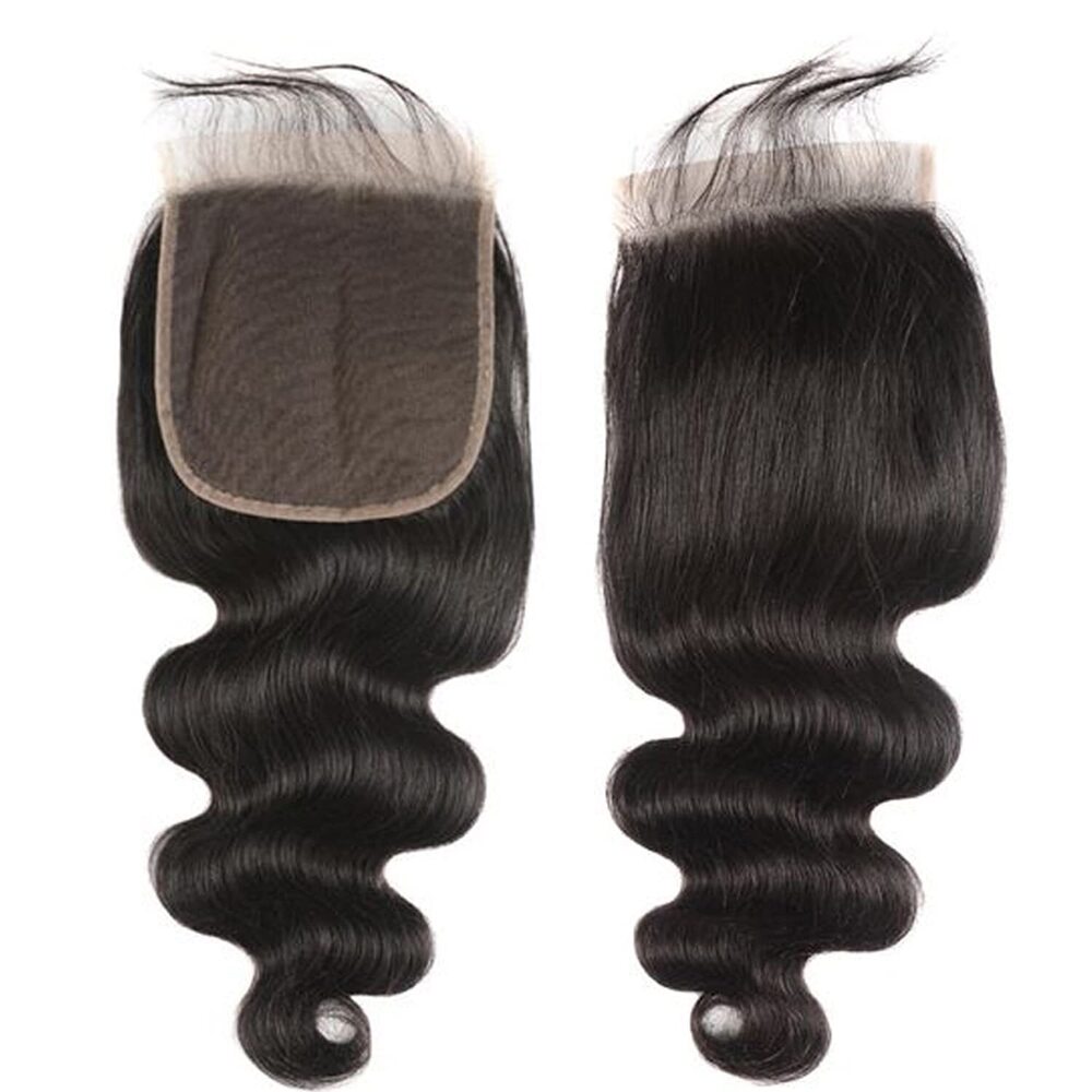 5x5 Swiss Lace Closure Sew In with Free Part 10-32in Human Hair Supplier
