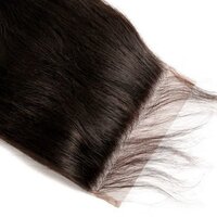 Lace Closure Body Wave Human Hair With Baby Hair Swiss Lace Pre Plucked Closure 100% Unprocessed Virgin Hair Closure