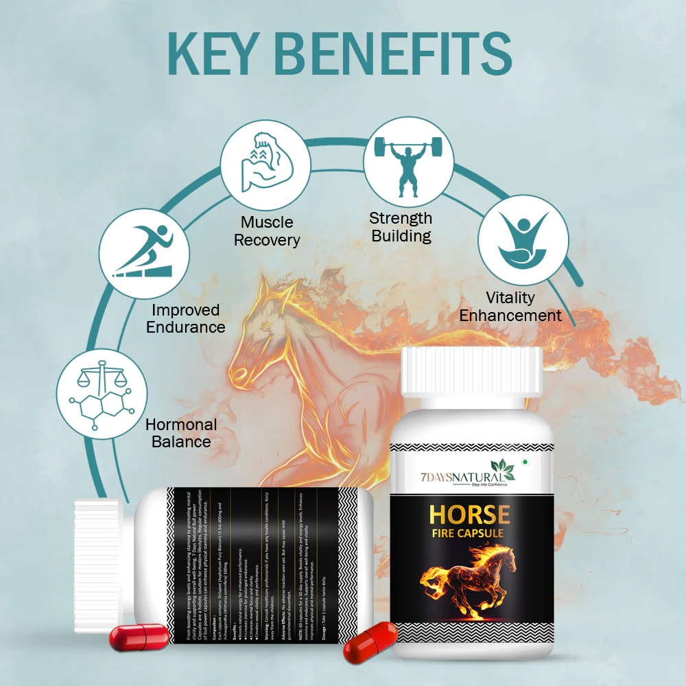 Horse fire Gold Capsule 
