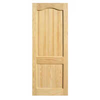 Pine Wood Flush Door - Color: Brown