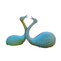 Love Birds Statue - Color: Multicolor