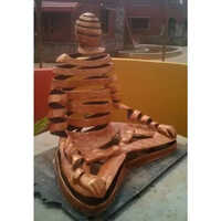 Decorative Iron Sculpture - Color: Brown